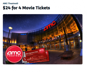  Movie Tickets on Buy With Me  4 Movie Tickets For  19 20