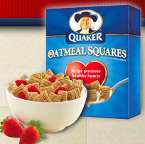 FREE Quaker Squares oatmeal