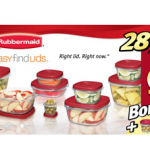 Walmart: Rubbermaid Easy Find Lids 24pc Plus 4 Food Storage Set ONLY $10!