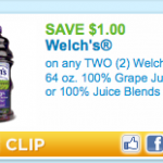 Hot Coupon: Welch’s Juice ~ $1 off 2 Welch’s 64 oz 100% Juice Blends!