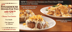 LongHorn Steakhouse: 4 Course Meal for only $29.99 for 2 people!!