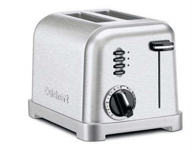 The Cuisinart Classic Toaster in Brushed Stainless Steel