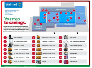 Walmart Black Friday Map Walmart Black Friday Map To Savings!