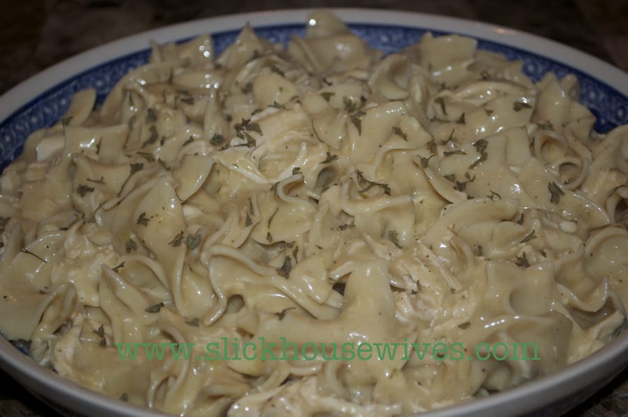 crockpot chicken and noodles