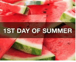 Today is 1st day of summer