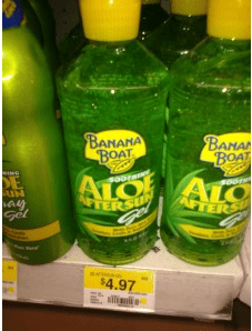 Walmart: Cheap Banana Boat After Sun Aloe!