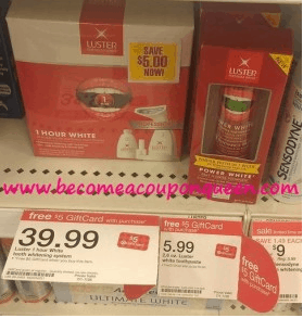 Free Luster White Power White Toothpaste at Target!