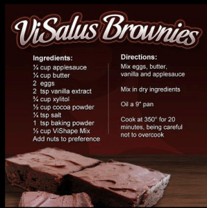 Visalus Brownie Recipe