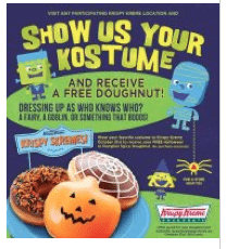 FREE Krispy Kreme Doughnut on Halloween