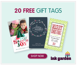 20 FREE Customized Gift Tags