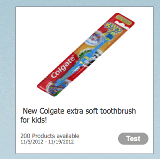Get Paid to Test Colgate Toothbrush Offer!