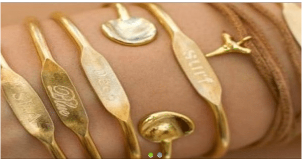 Personalized Solid Brass Bangles