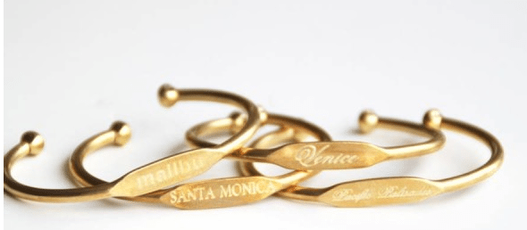 Personalized Solid brass bangles