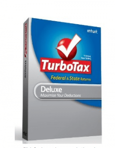 TurboTax Deluxe Federal + E-File + State 2012