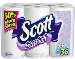 Scott Toilet Paper ONLY $0.16 a Roll!