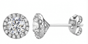 Created White Sapphire Martini Earrings 71% off