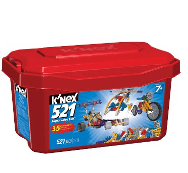 521 Piece Tub of K’nex for only $15.99