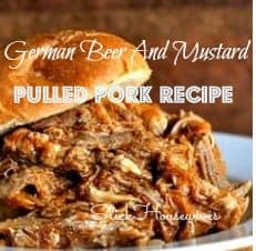 German Beer And Mustard Pulled Pork Recipe