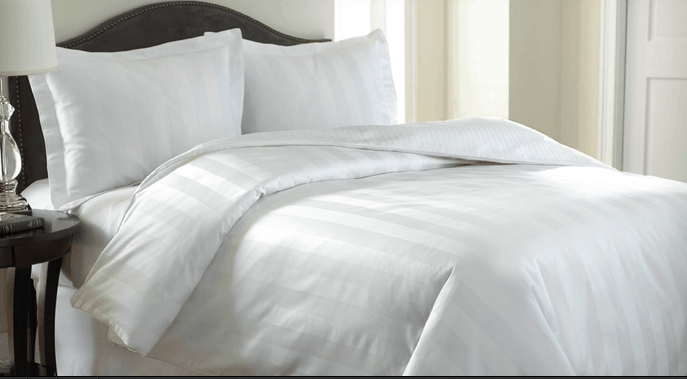 3 Piece 1,000 Thread-Count Egyptian Cotton Rich Reversible Duvet Set