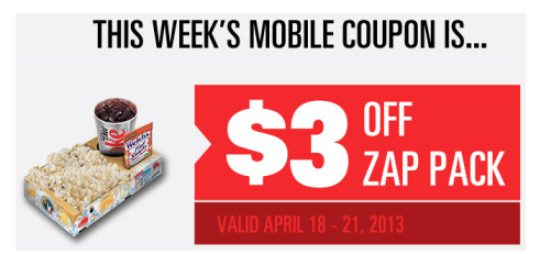 $3 Off Zap Pack