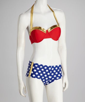 Red and Blue Wonder Woman Bikini