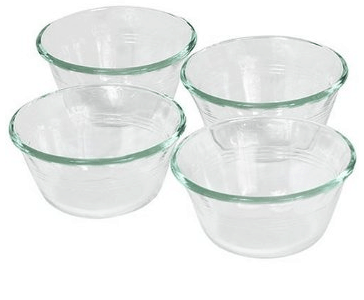 Pyrex Bakeware 6 Ounce Clear Custard Cups