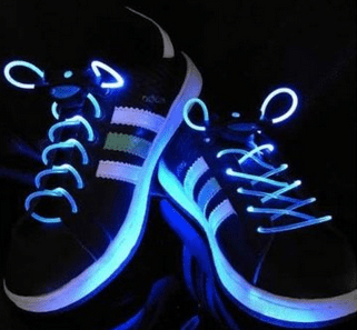 Led Light Up Flashing Glowing Shoelaces