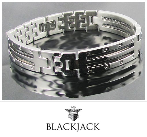 Men's BlackJack Bracelet $16 Shipped