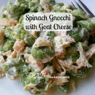 Spinach Gnocchi with Goat Cheese Recipe
