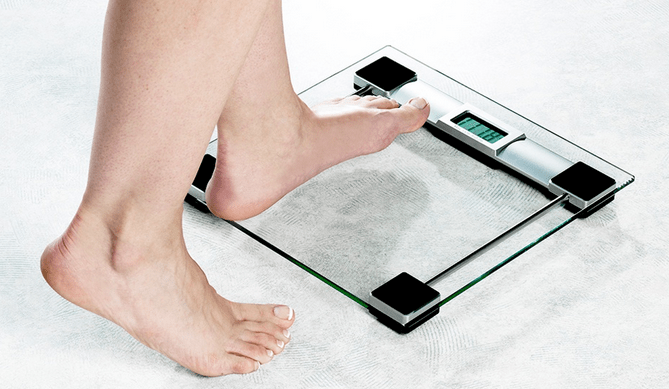 Think Tank Technology Digital Glass and Chrome Weight Scale