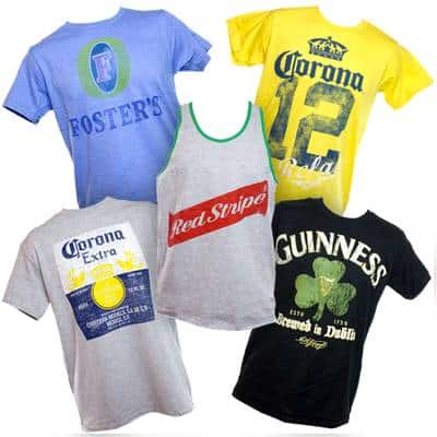 Brand Name Beer Shirts