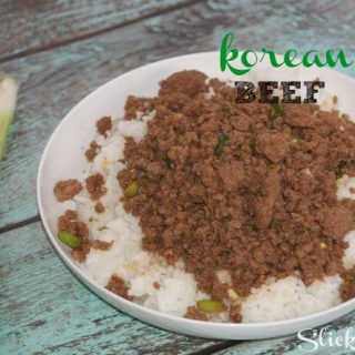 Korean Beef Recipe {using Ground Beef}