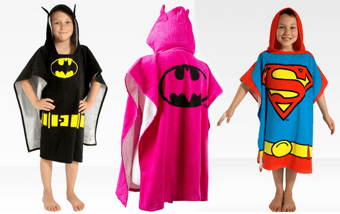 Kids Hooded Poncho Superhero Bath Towels For Only $11.99! - Slick ...