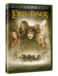 Lord of the Rings Fellowship Of The Rings DVD