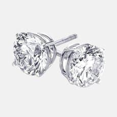 Diamond Accent Silver Studs