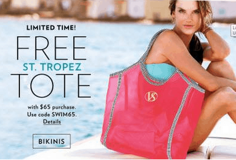 Victoria's Secret: FREE Tote w/ $65 purchase