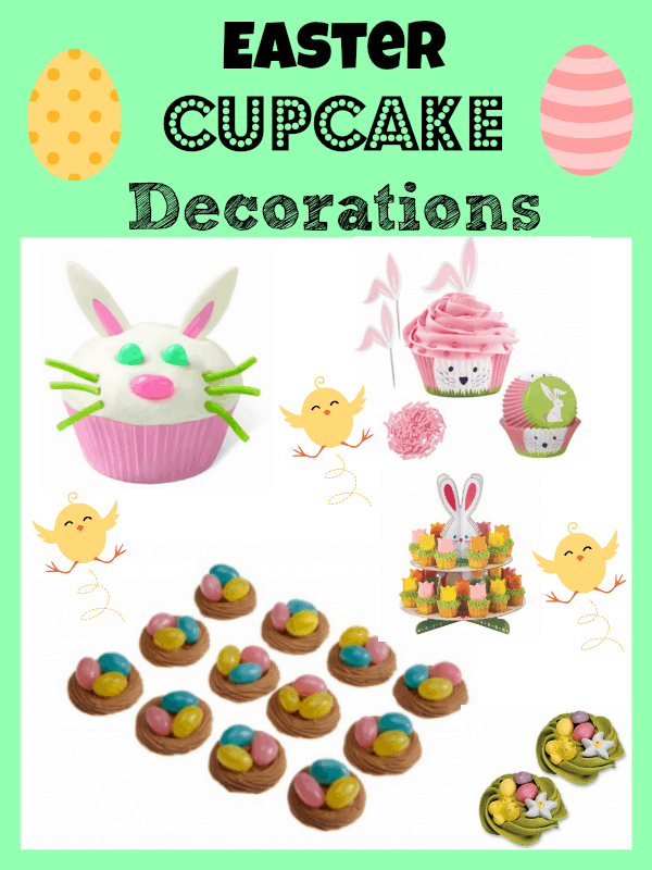 Easter Cupcake decorations
