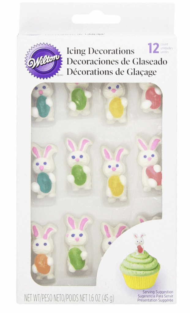 Wilton Bunny with Jelly Bean Icing Decorations