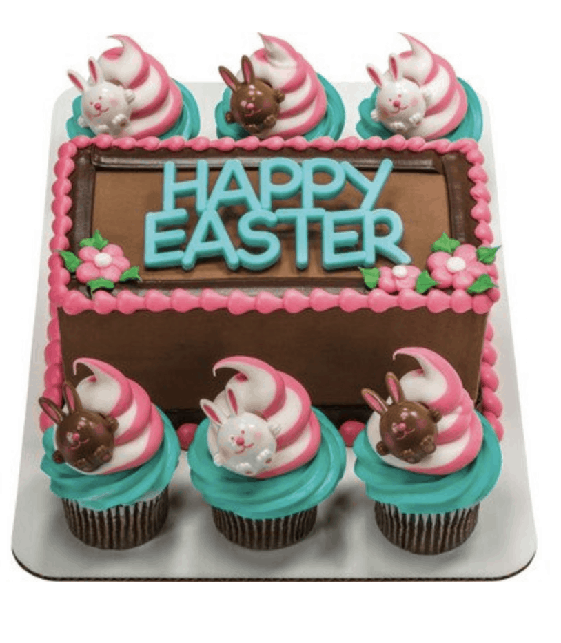Easter Bunny Cupcake Rings