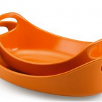 Rachael Ray Bubble & Brown Stoneware 2-Piece Baker Set $34.99