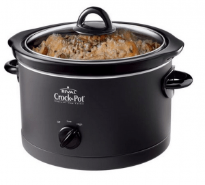 Crock-Pot 4-Quart Manual Slow Cooker, Black : Home