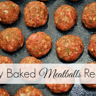 easy baked meatballs recipe