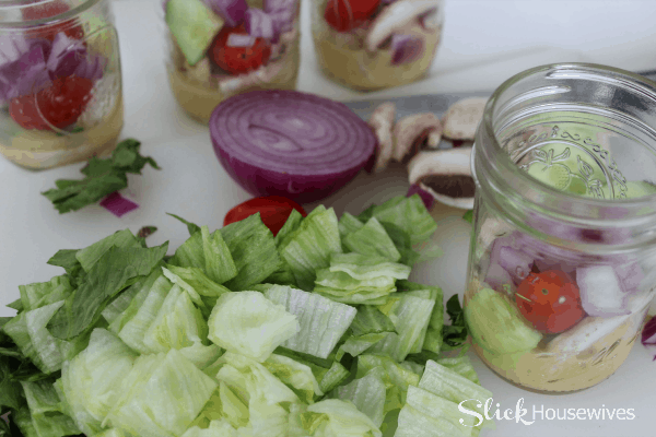 chef salad in a jar recipe