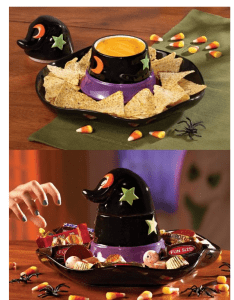 halloween chip and dip set