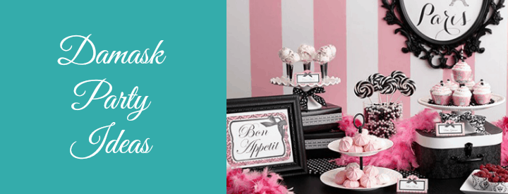 damask Party Ideas