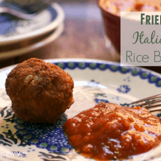 Fried Italian Rice Balls Recipe
