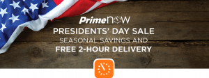 Amazon Prime Now: $10 Off Your First Purchase