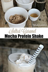 Salted Caramel Mocha Protein Shake recipe
