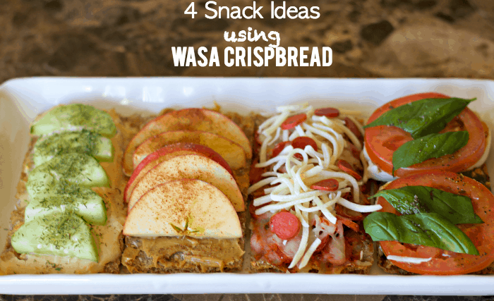 Easy Snack Ideas using Wasa Crispbread Recipes