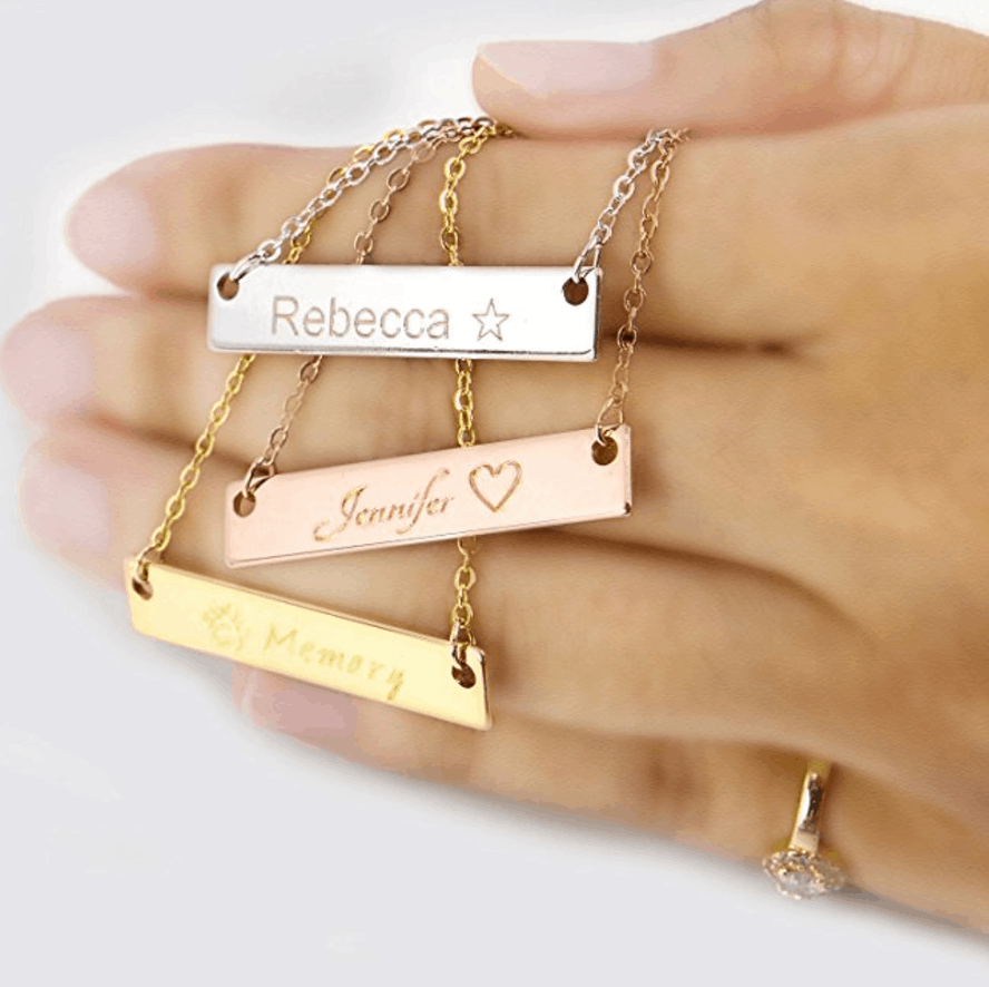 Custom Name Tag Necklace